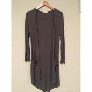 Long Gray Cardigan